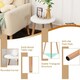 image 4 of COSTWAY Round Coffee End Table Sofa Side Table Furniture White