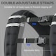 image 5 of HOMCOM 8KG Weighted Vest with Adjustable Straps, Pocket, Reflective Strips | Black