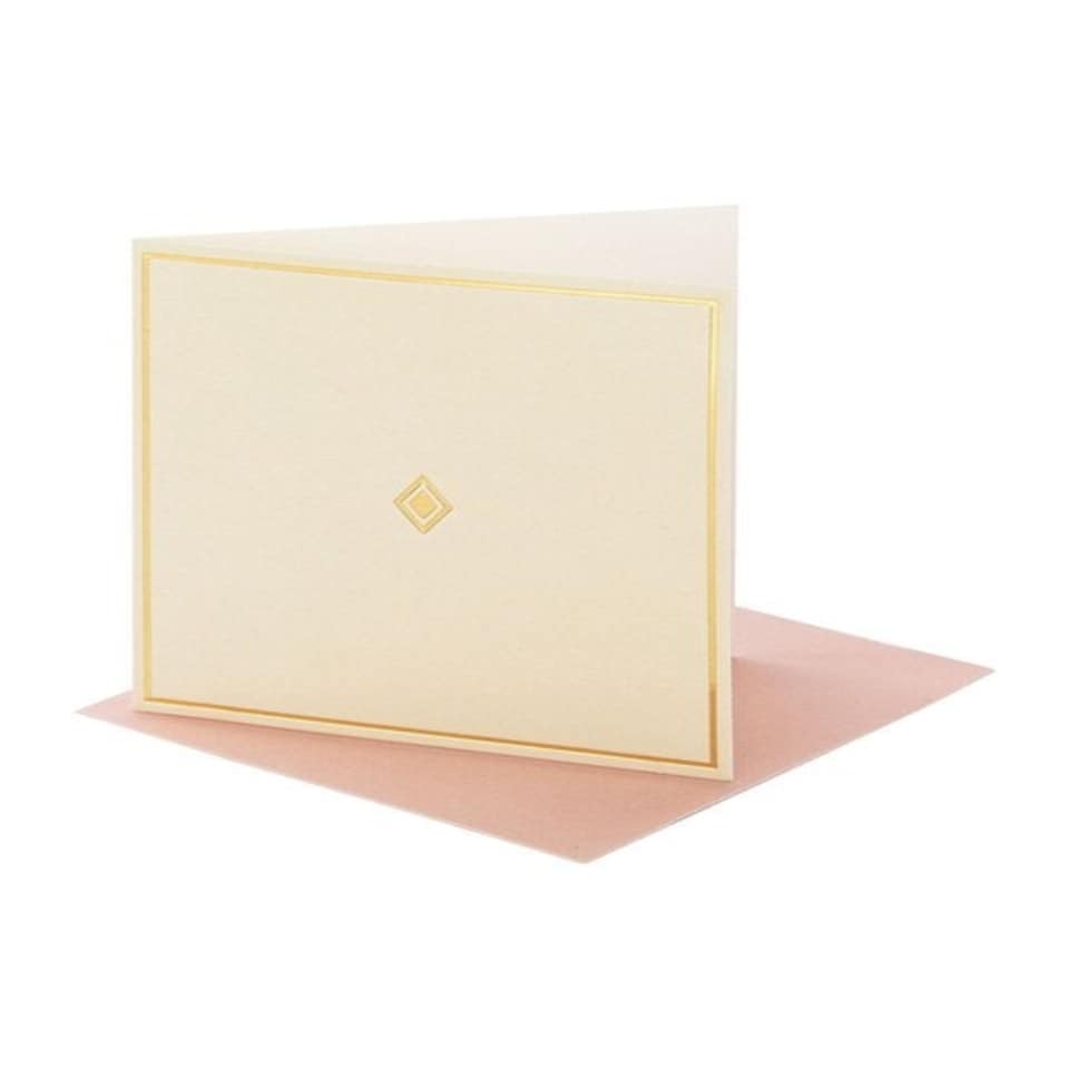 image 1 of Pink White Premium 'Precious Love' Open Card Vivid Aura