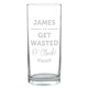 image 6 of Personalised Its...OClock Hi Ball Glass Clear