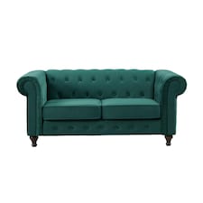 Pelham 2 Seat Velvet Sofa - Green