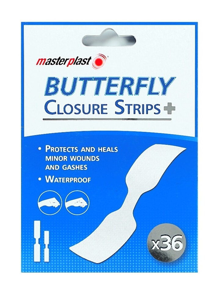 image 1 of Pack of 36 Butterfly Closure Strips