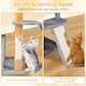 image 5 of COSTWAY 128 CM Tall Cat Tree Multi-Level Aesthetic Grey