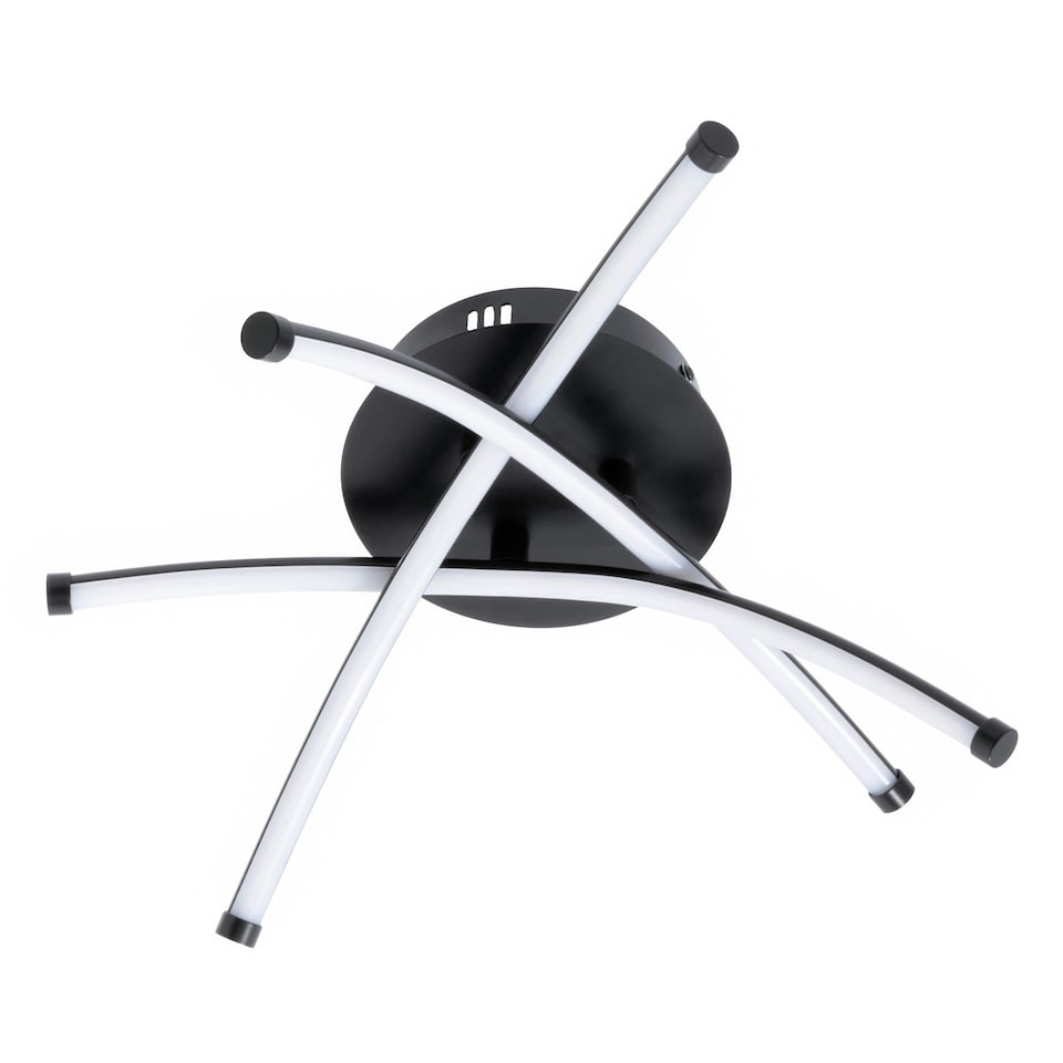 image 1 of BHS Aalto LED Cross Arm Ceiling Light | Black | Black | 1