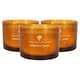 image 1 of Nicola Spring Soy Wax Scented Candles - 350g - Sandalwood & Jasmine - Pack of 3 | Orange | Orange