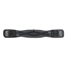 ARMA Anti-Chafe Elastic Dressage Horse Girth - Black - 24in