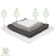 image 3 of Nicola Spring 6pc Cotton Towels Set - 135cm x 70cm - Grey