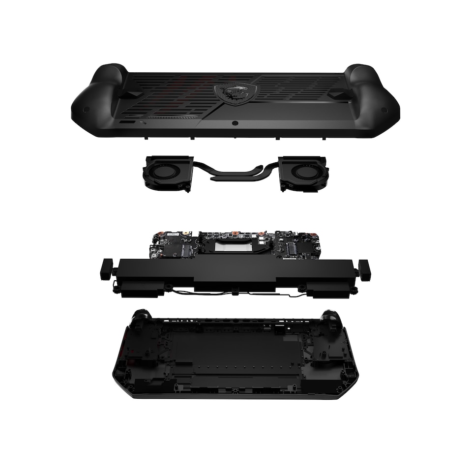 image 1 of MSI Claw Handheld Gaming Console - Intel Ultra 7 16GB RAM 1TB SSD 7" Touchscreen Windows 11 Home - Black