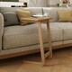image 1 of Newark Ash Angled Sofa Tablet Table Brown