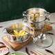 image 3 of Stainless Steel 3-Tier 20cm Steamer Pot