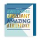 image 2 of Awesome Brilliant Amazing Birthday Card