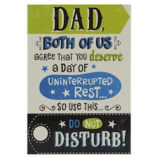 Humorous Father's Day From Both Of Us Father's Day Card