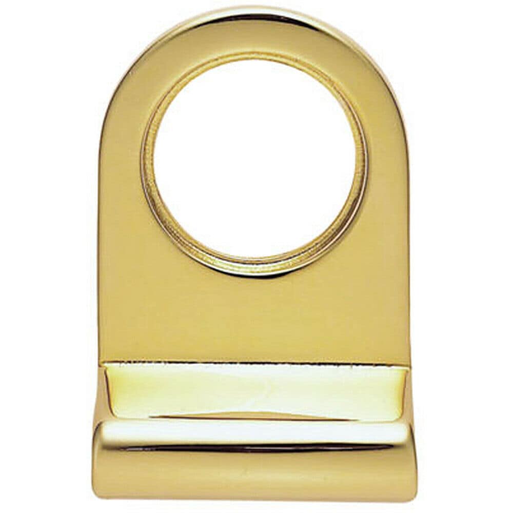 Loops Cylinder Latch Pull Night Latch Door Handle 72 x 48mm Polished Brass in Metallics
