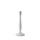 image 1 of ValueLights Victoria White Wood Traditional Stem Table Lamp Base