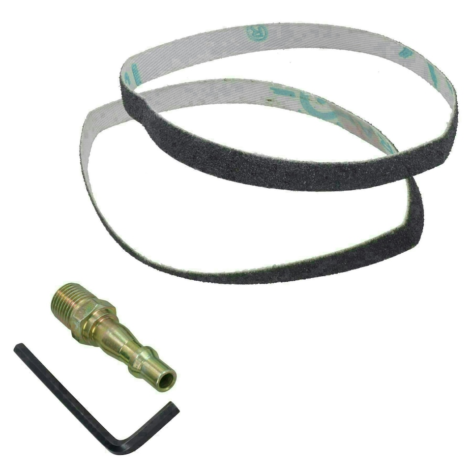 image 1 of 10mm Wide Air Finger Belt Sander Power File Detail Sanding Paint Rust Removal