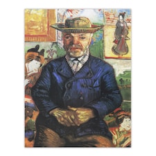 Portrait of Pere Tanguy Van Gogh Vintage Huge Wall Art Poster Print 24X32"