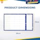image 2 of Weekly Magnetic Meal Planner & Shopping List – 52 Sheet Fridge Organiser Pad for Meal Prep, Grocery Planning & Easy Attachment