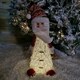 image 1 of 46cm Battery Operated LED Standing White Santa Christmas Decoration