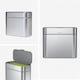 image 2 of Simplehuman 4L Compost Caddy and Food Waste Bin, Brushed Stainless Steel