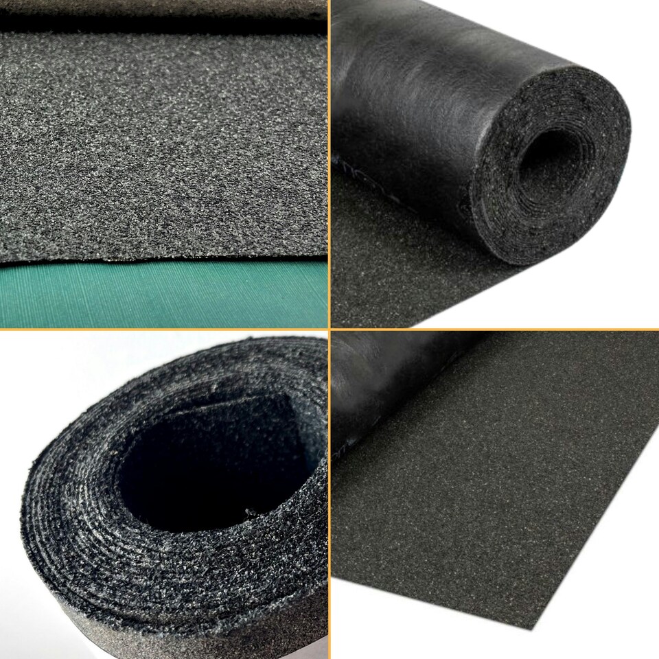 image 1 of NOVECRAFTO Standard Grade Shed Roof Felt – Heavy-Duty Mineral Roofing Felt for Sheds, Summerhouses & Kennels – Durable, Weatherproof Covering Black | 5m x 1m