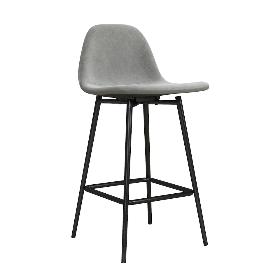 image 1 of Calvin Counter Stool in PU Camel | Orange | Camel