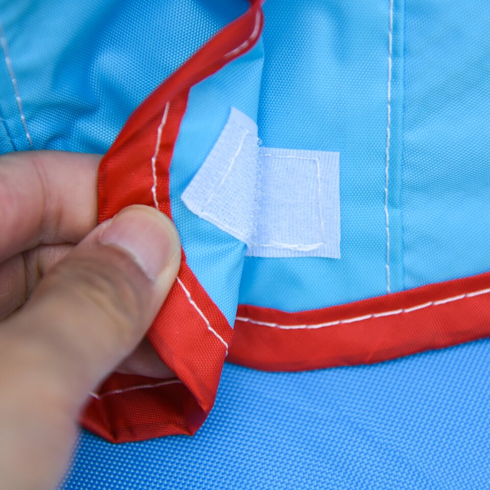 image 1 of Outsunny Bouncy Castle with Slide Pool Rocket Trampoline w Carrybag, Blower