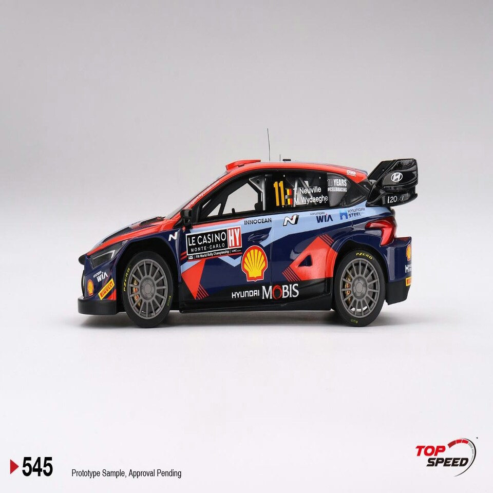 image 1 of Hyundai i20 N Rally1 Hybrid #11 2023 Rally Monte Carlo 3rd 1:18 TSM TS0545