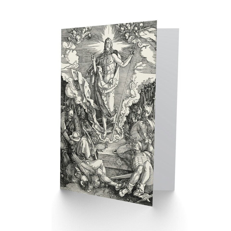 image 1 of Albrecht Durer Art Card Large Passion Series The Resurrection