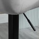 image 8 of HOMCOM Set Of 2 Luxurious Velvet-Touch Bar Stools Metal Frame Footrest Grey