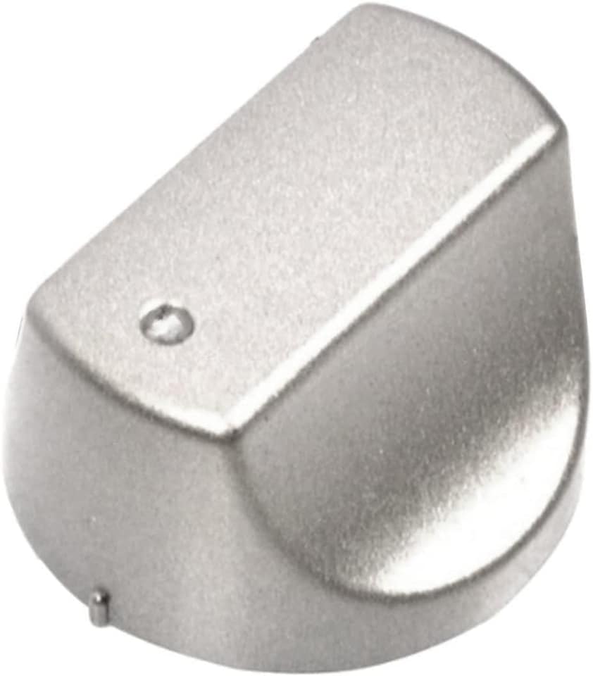 image 1 of SPARES2GO Control Knob Switch for Hotpoint Hot-Ari ix Oven Cooker (Silver, Pack of 2)