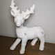 image 4 of 52cm Snow Effect Standing Pot Reindeer Christmas Ornament