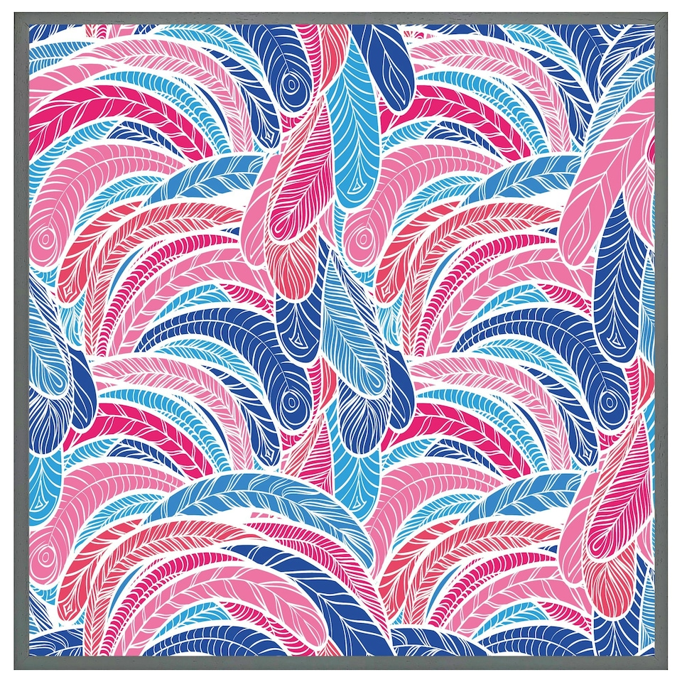 image 1 of Boho pink (Picture Frame) White | M