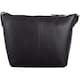 image 2 of Genuine Leather Diamond Effect Design Cross Body / Shoulder Bag Black | Black