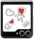 image 4 of Samsung Galaxy Z Flip 6 Flipsuit Case Keith Haring Edition White - EF-ZF741CWEGWW