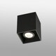 image 1 of Tecto 1 Light Square Surface Mounted Downlight Black, GU10