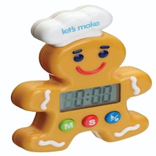 KitchenCraft Digital Timer Assorted Gingerbread Man