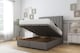 image 2 of Sloomy Kansas Pewter Dumfries Ottoman Bed Base With 26" Strutted Headboard 5' King | Grey | Pewter | King | 1