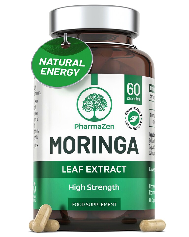 image 1 of PharmaZen Moringa Leaf Extract 2000mg 60 Capsules