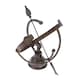 image 2 of Homescapes Brown Cast Iron Decorative Sun Dial Brown