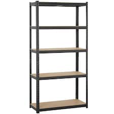 Yaheetech 180 cm Tall 5 Adjustable Shelves Boltless Shelving