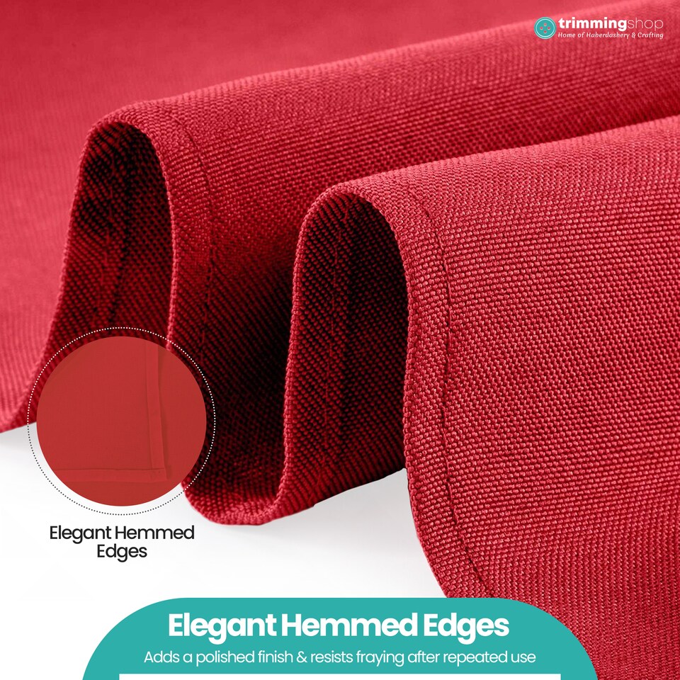 image 1 of 1pc Polyester Table Napkins, Wrinkle-Resistant Cloth Napkin - 20 Inch