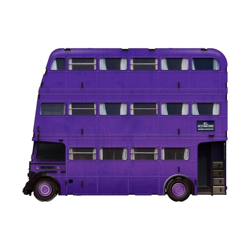 image 1 of University Games Harry Potter Knight Bus 3D Model Puzzle