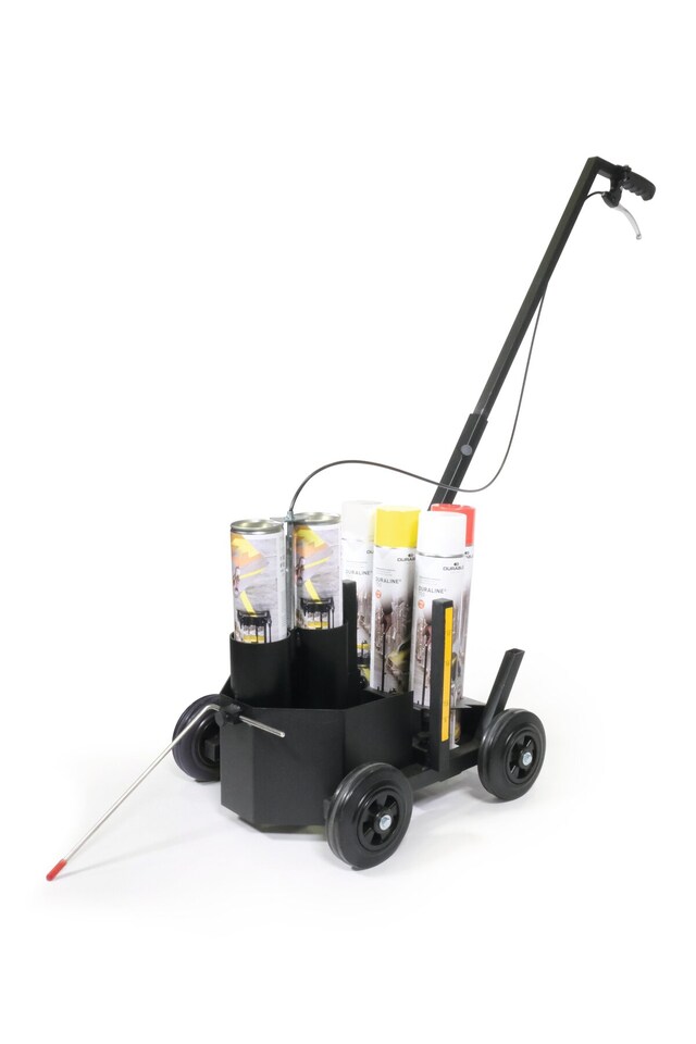 image 1 of Durable DURALINE EasyTrack Floor Marking Trolley | Adjustable Spray Paint Tool