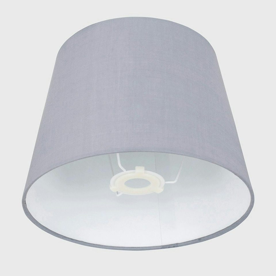 image 1 of ValueLights Aspen Small Grey Pendant Shade