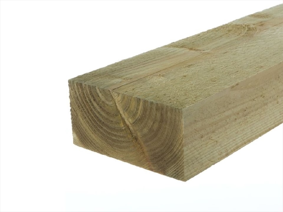 eDecks Treated Sawn Sleepers 1200mm 8 X 4" / 200 x 100mm - Pack of 5