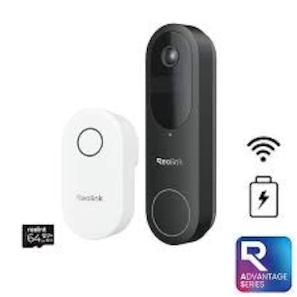 image 1 of REOLINK 2K+ BATTERY WIFI DOORBELL CHIME