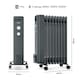image 8 of VonHaus Oil Filled Radiator 9 Fin Portable Electric Heater