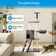 image 6 of Milo & Misty Cat Tree Multilevel with Scratching Posts 146cm