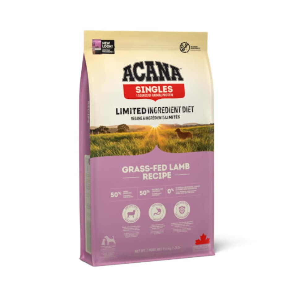 Acana Acana Grass Fed Lamb Adult Dry Dog Food pet food packaging
