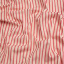Minerva Core Range Cream Ticking Stripe Canvas Fabric for Bag Making, Dressmaking, Upholstery, 137cm / 53" Wide - per metre